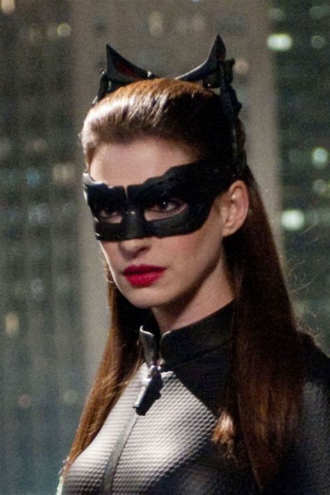 anne hathaway catwoman mask